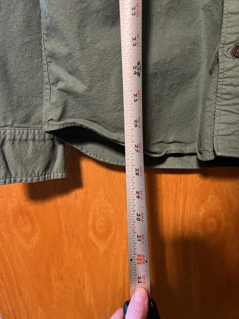 J. Crew Slim Untucked Olive Shirt